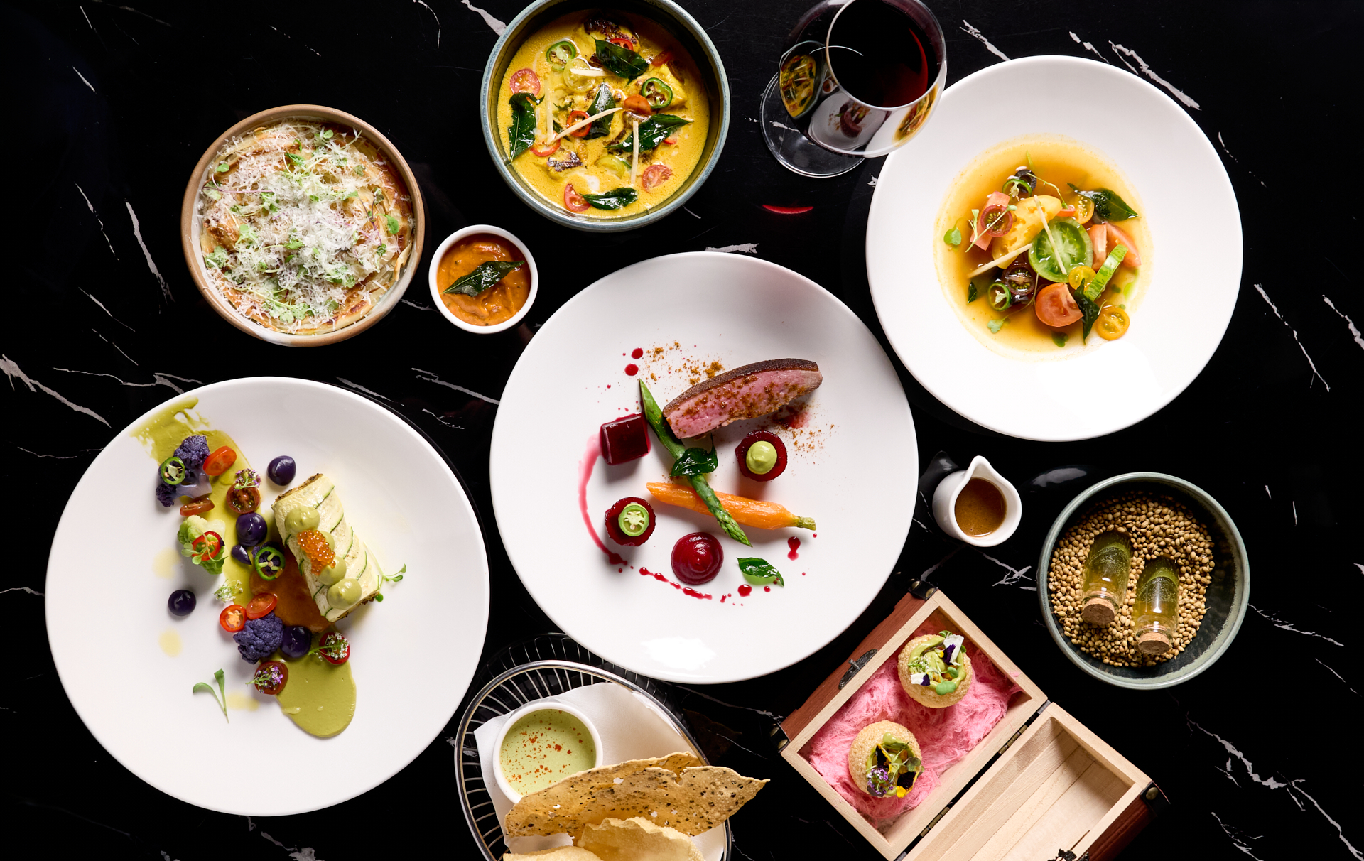 Fragrant biryani-style preparation with layers of saffron rice and tender meat