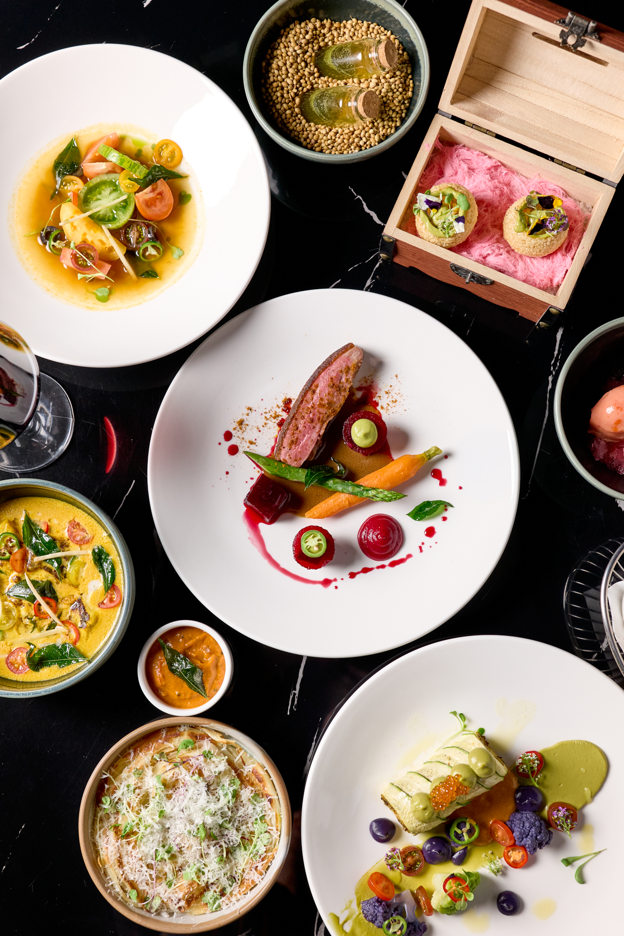 Rustic clay pot preparation with slow-cooked spices and tender ingredients